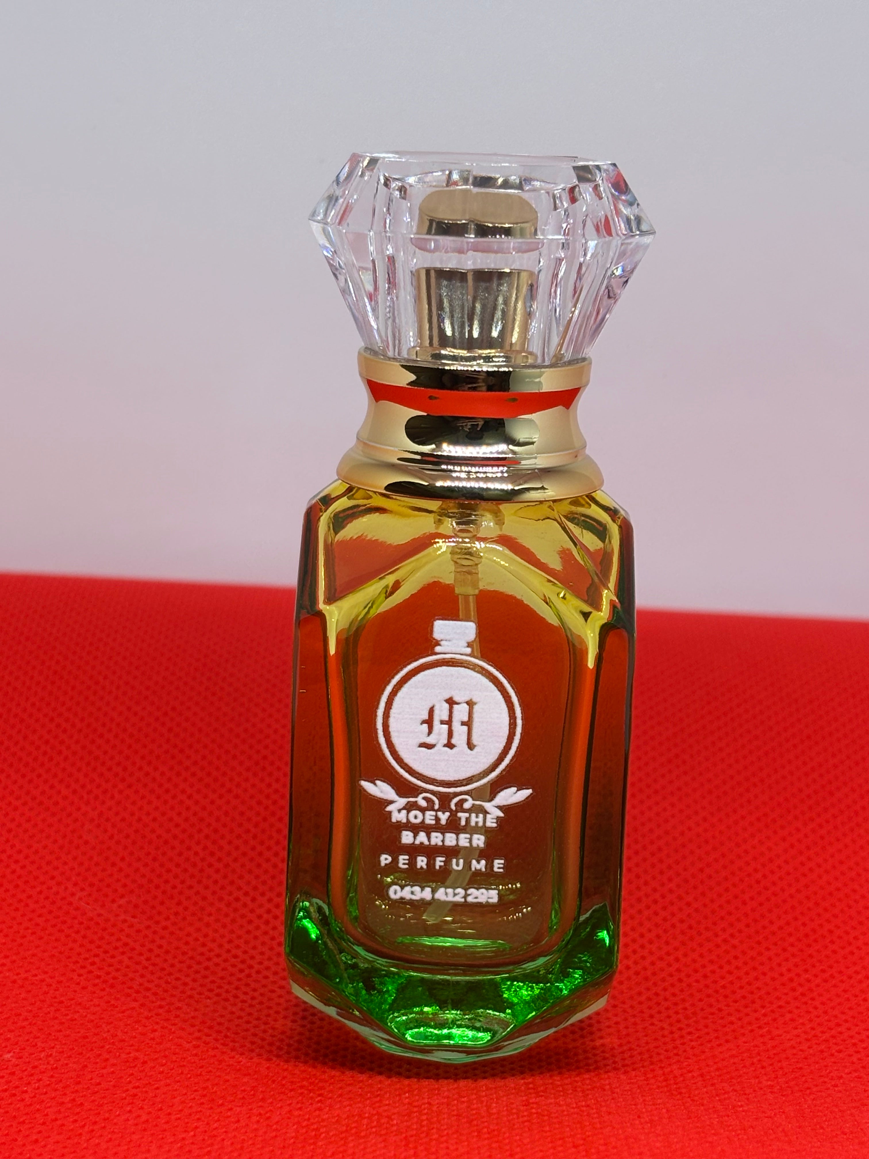 Green luxury bottles